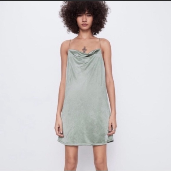 Sage dress zara Clearance